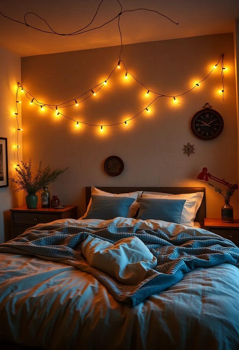 Create a⁢ nostalgic vibe ⁣by draping string lights ‍over vintage artifacts⁣ or ⁣heirlooms for a⁣ sense of‍ history and‌ warmth