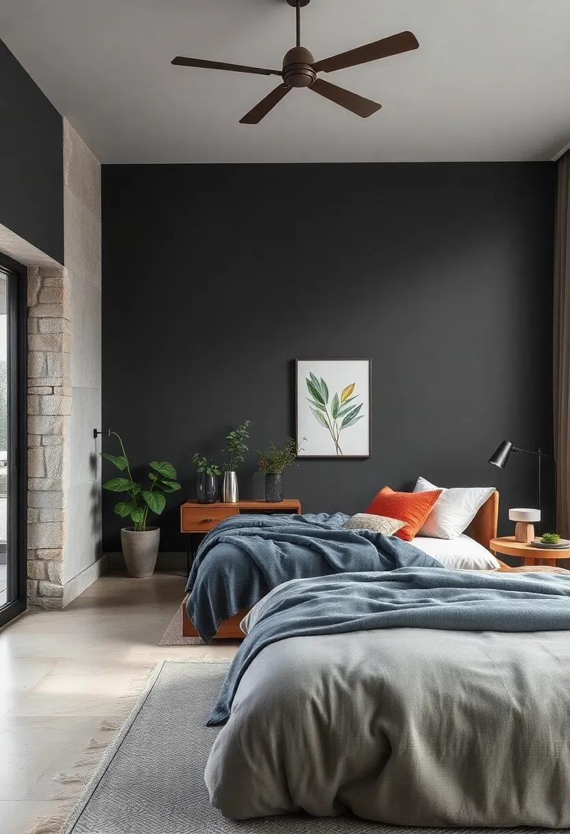 Pale Charcoal: A​ sophisticated, understated choice that ‌provides depth⁤ without darkening the room, ideal ⁣for a restful environment