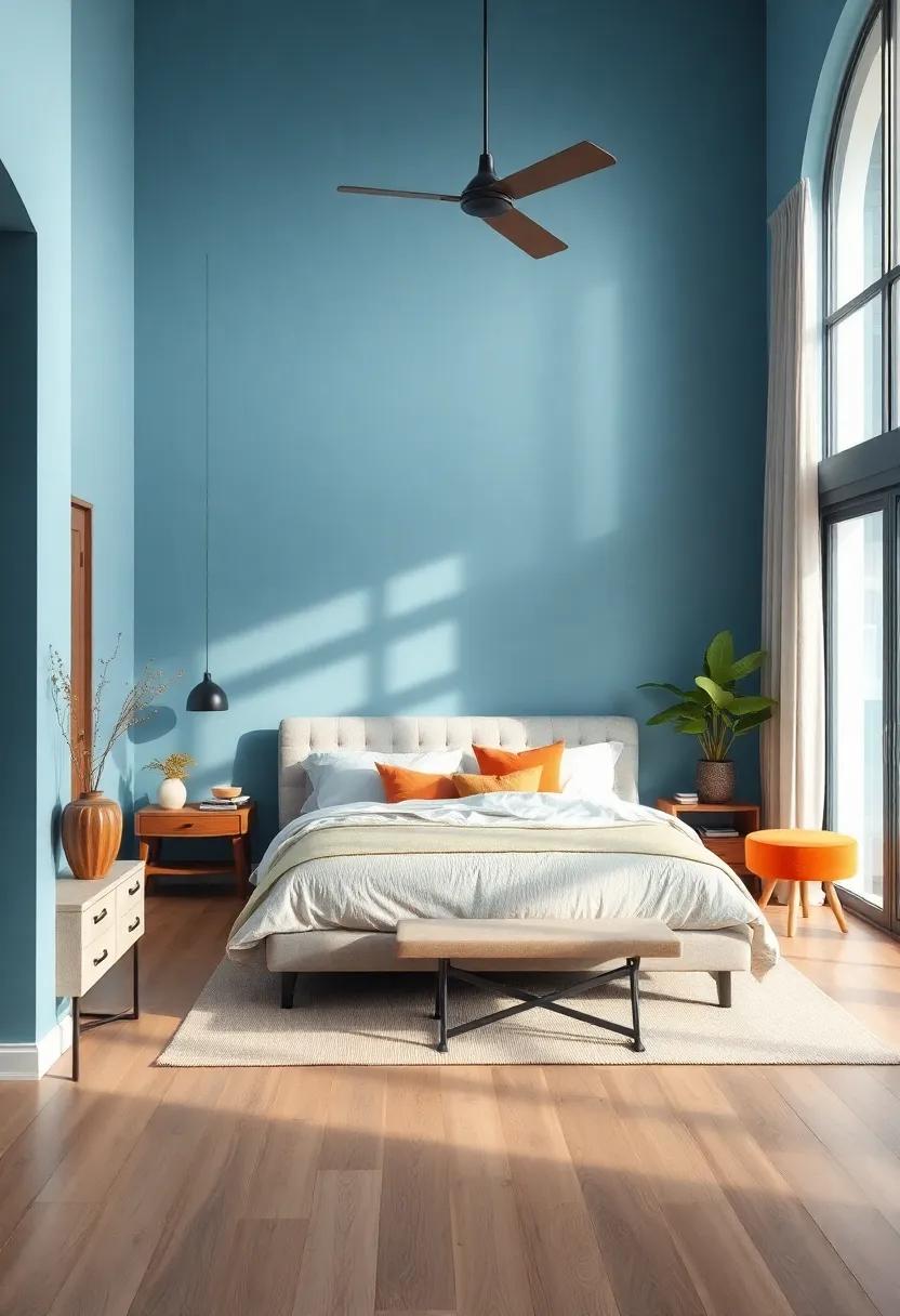 Powder⁣ Blue: This airy shade brings the⁤ serenity of a clear‍ sky indoors, ⁣making​ your bedroom feel light⁤ and peaceful