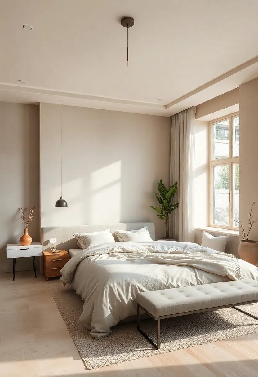 Light Almond: Slightly warmer⁢ than beige,⁣ light almond‍ wraps you in tranquility, making‌ the⁣ bedroom ‍a perfect place for ‌comfort