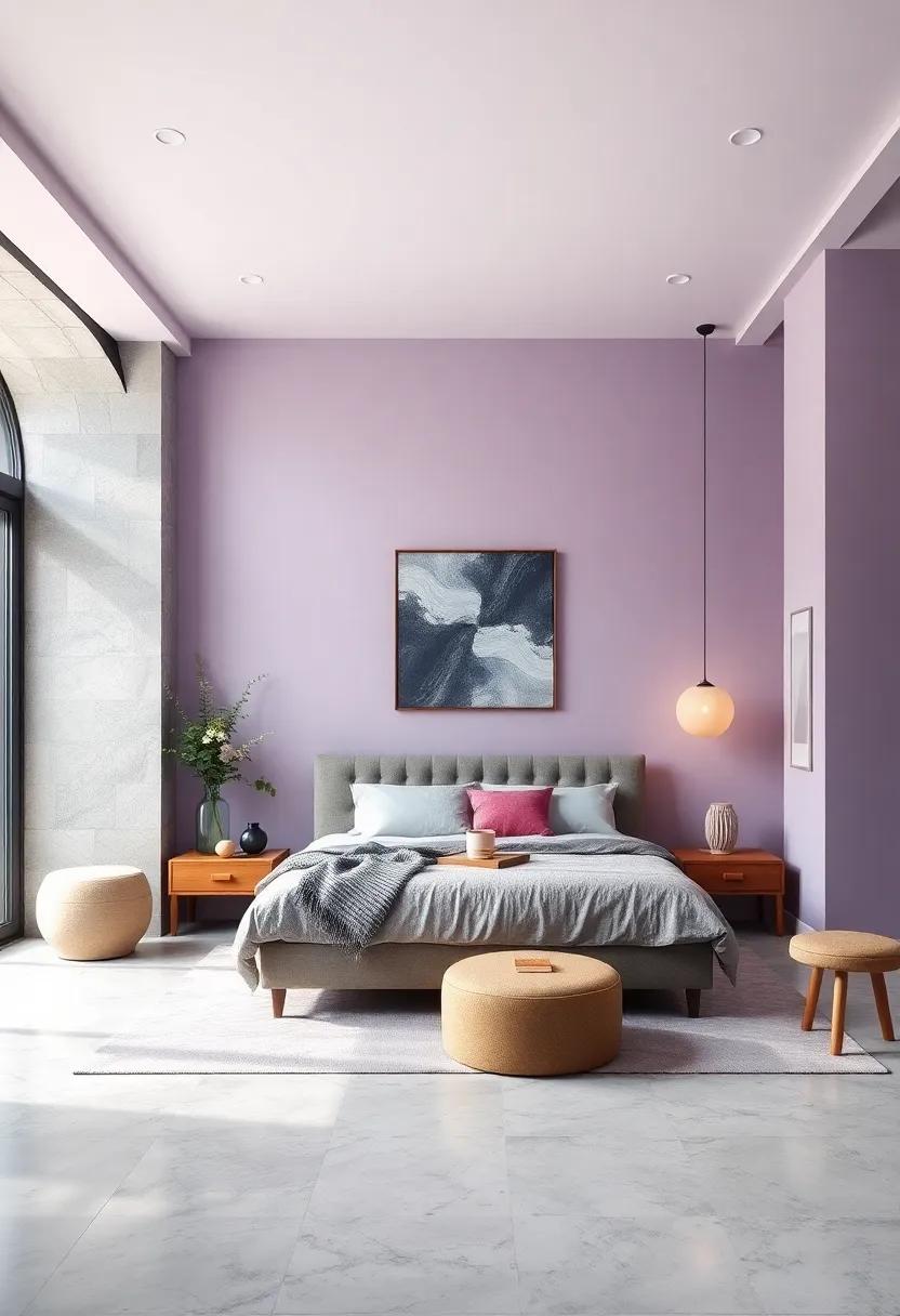 Lilac Mist: A light and airy shade of lavender that creates a‍ dreamy⁣ feel, perfect for ‍fostering relaxation ⁣and sleep
