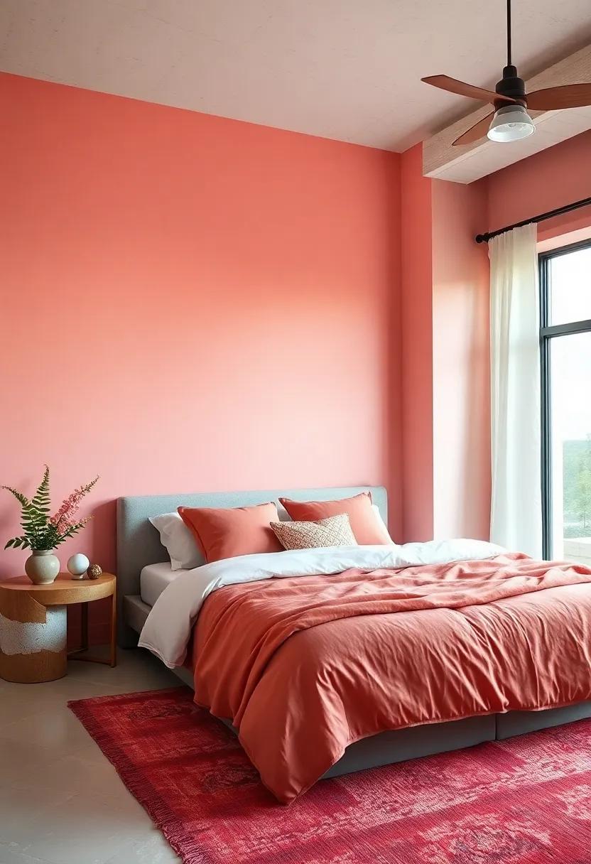 Pale Coral: ‍A‍ soft​ blend of pink and orange,⁣ this cheerful color is uplifting without being distracting, perfect for a serene space