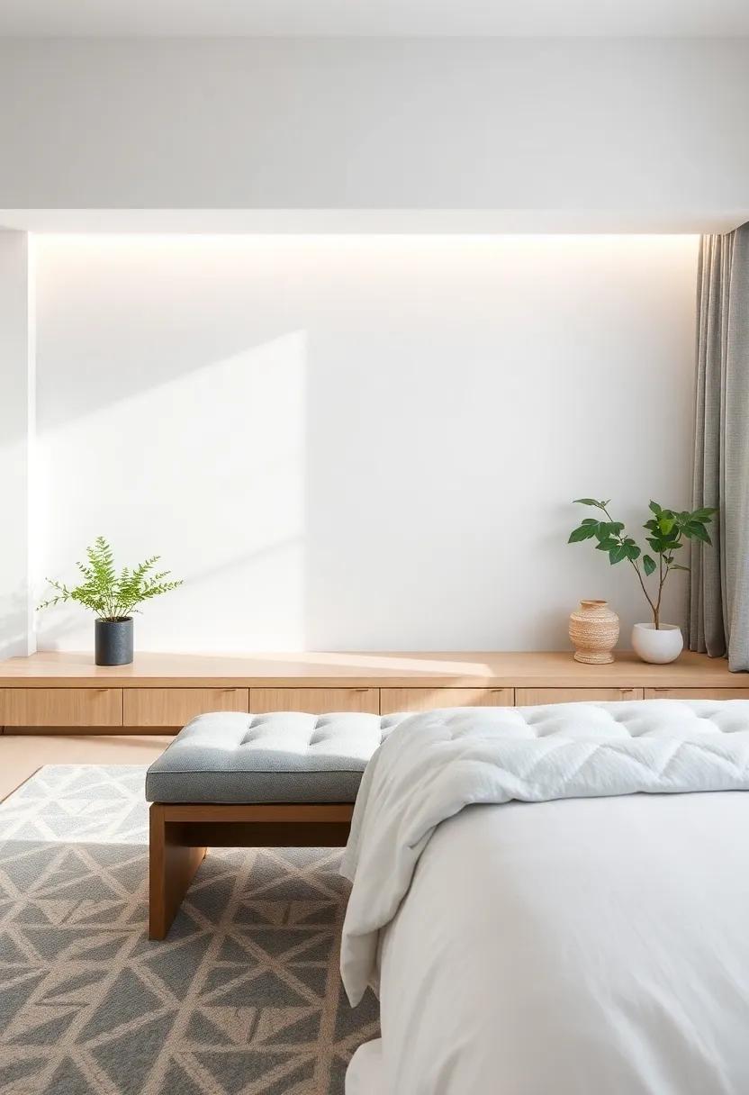 Bringing Order with Functional Utility Benches for a Modern Bedroom