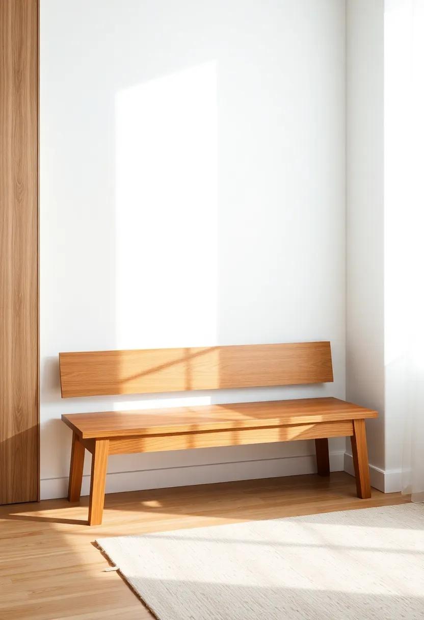 Transforming Your Bedroom Aesthetic with Sleek Wooden Bench⁣ Designs