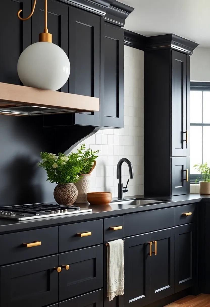 Accessorizing with purpose: ‍Choosing Hardware⁢ for Black Kitchen ‌Spaces