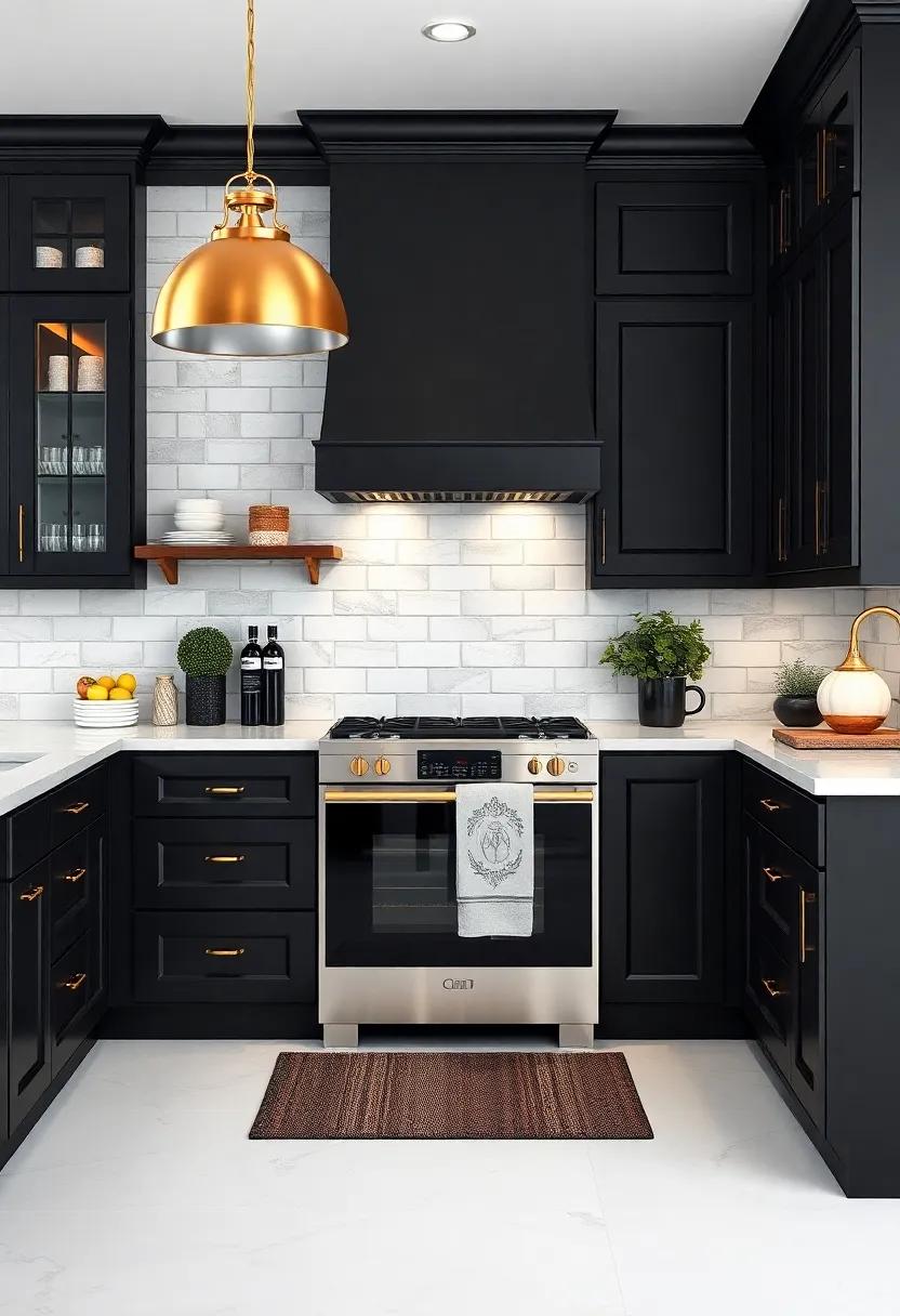 Artistic Flair: ‌Infusing⁤ creativity ⁤with⁣ Black and Gold Accents