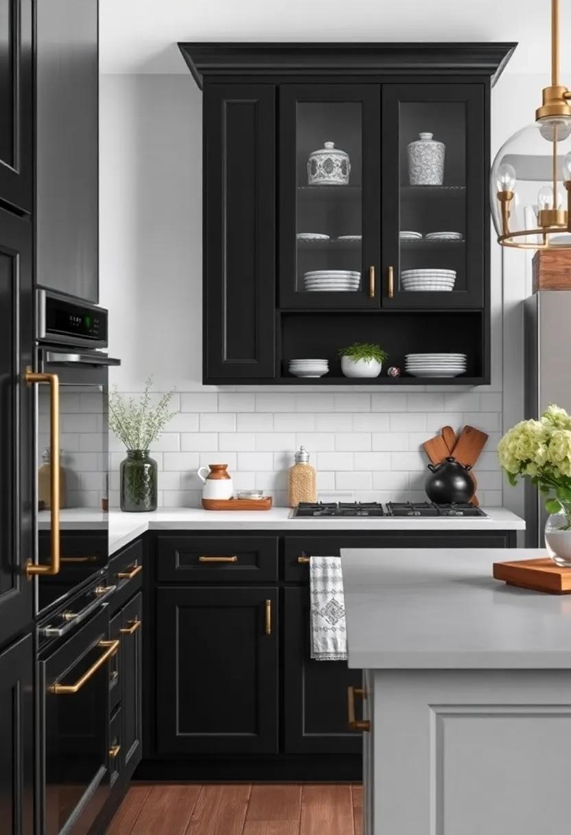 Farmhouse Charm: Incorporating Vintage Elements ‌with Modern Black Designs