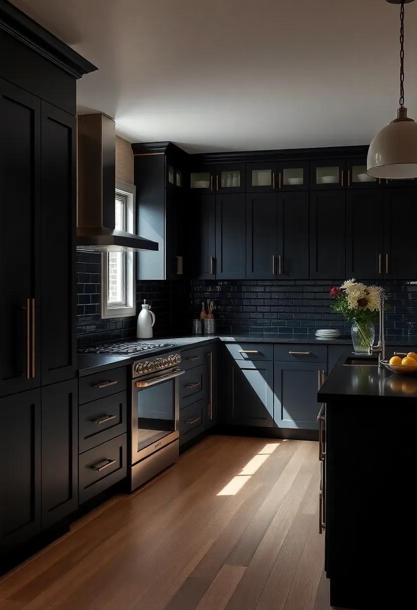 Lighting Matters: Illuminating the‌ Beauty of Black Kitchen Cabinets
