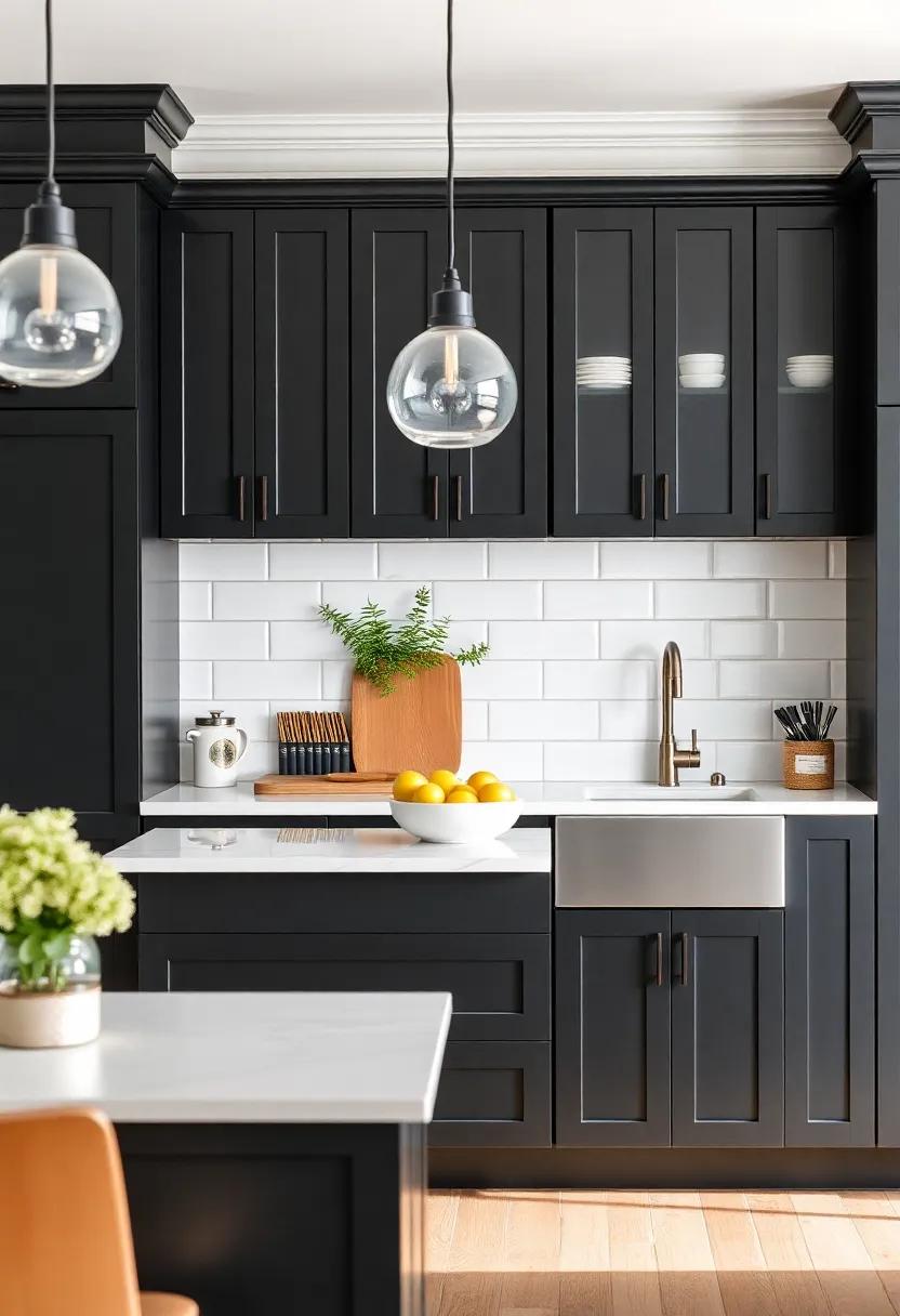 Transitional Spaces:⁢ The Versatility of Black Cabinets ⁣Across Styles