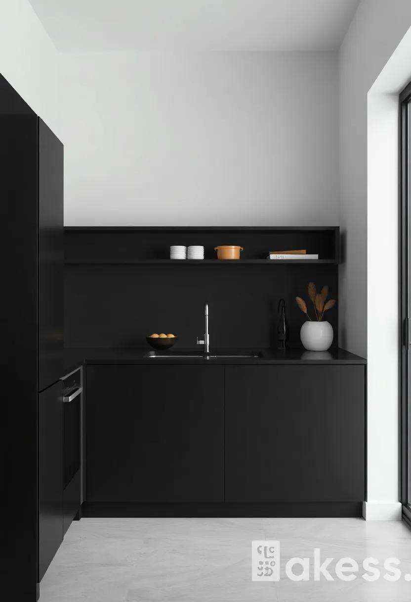 Contrast and Compliment: The Perfect Color Pairings with Black Minimalist Features