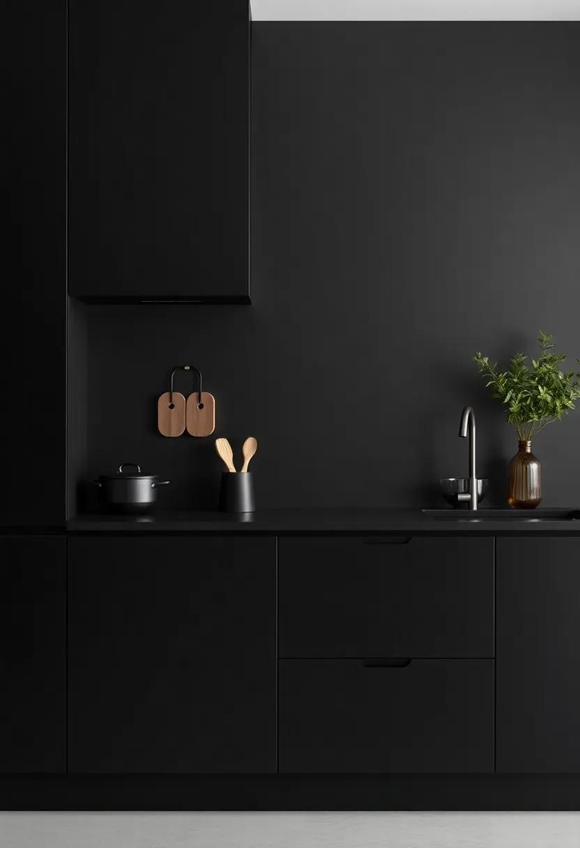 Curating a Cohesive look: Accessories that Enhance Black Kitchen Aesthetics