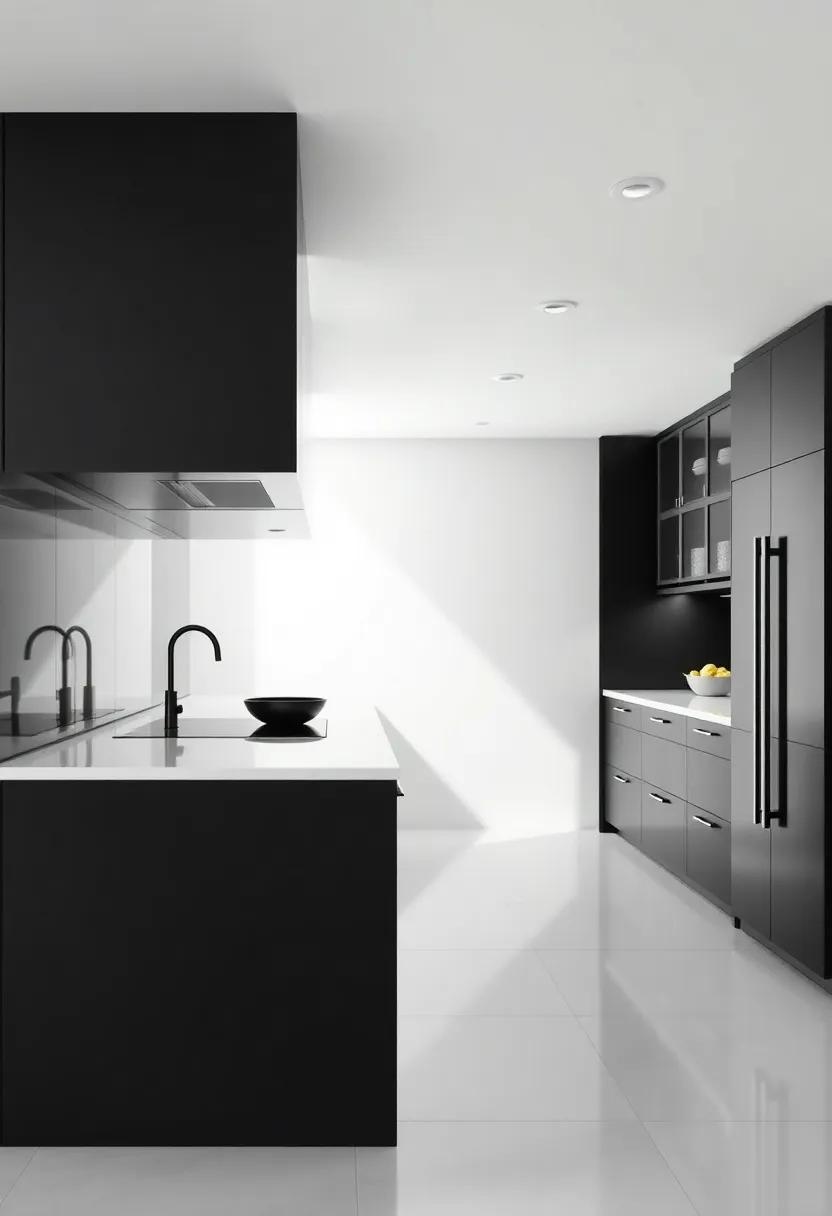 Modern Luxury: Incorporating High-End Finishes in Black Minimalist Kitchens