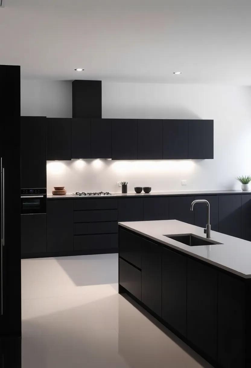 The ‌Role of Lighting: creating ⁤Ambience‌ in‌ Black Minimalist Kitchen Spaces