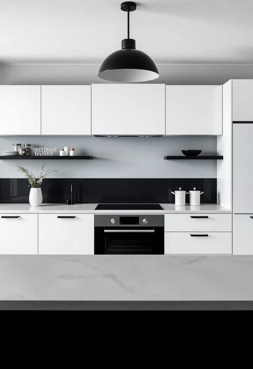 Timeless Elegance: Incorporating Textures to Enhance black Minimalist Kitchen designs