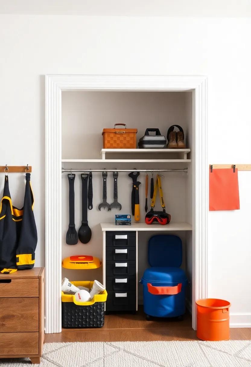 Inspire your little engineer with ⁣a construction site-themed room, complete⁤ with a built-in ‌closet that incorporates toolbox-style elements