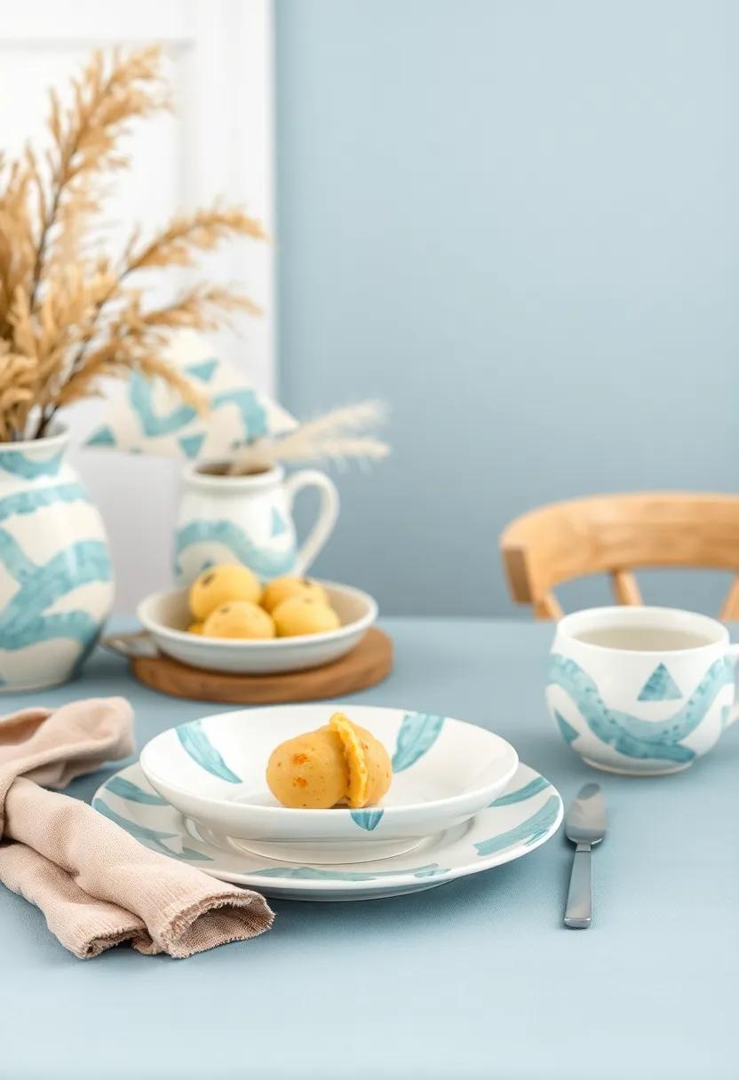 Beachy Tableware: Opt for dinnerware with sea-inspired patterns or watercolor motifs, channeling the ⁢spirit ⁢of the coast while enjoying your meals