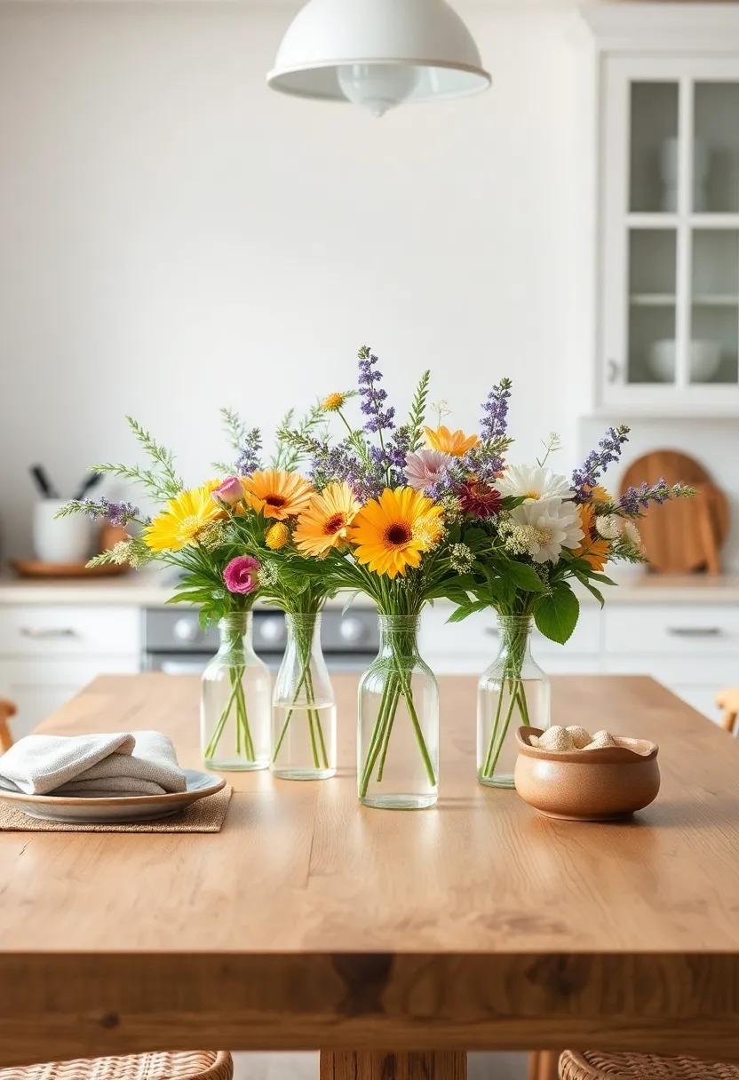Botanical Blooms: ⁤Add a touch of freshness with local coastal‌ flora in​ small vases, bringing the outdoors in and celebrating the beach’s natural beauty