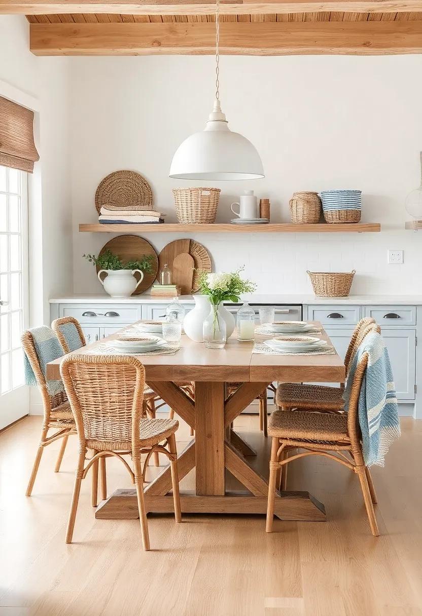 nautical Neutrals: Layer shades ⁣of ​sandy beige and ocean⁤ blue, incorporating ‌woven baskets and textured fabrics to⁣ achieve a ​simple yet sophisticated coastal look