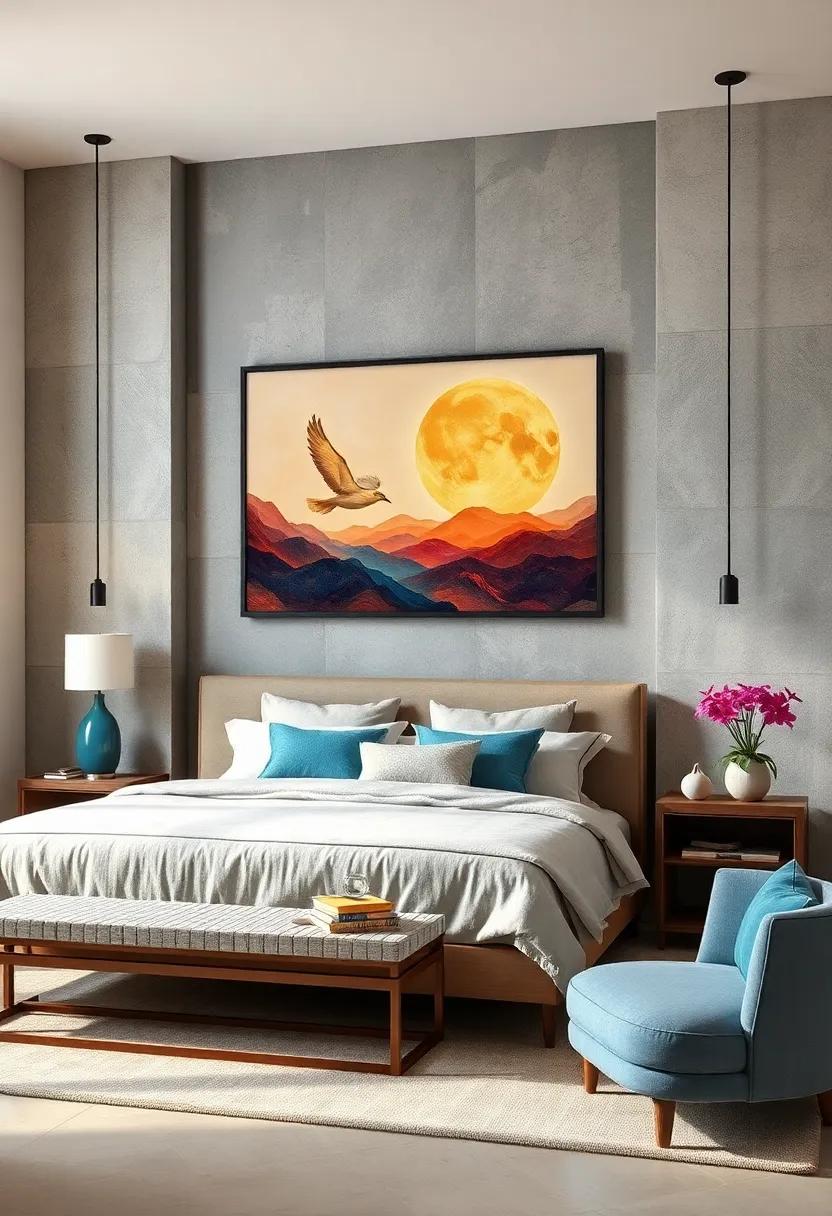 Color Pop: Experiment ‌with Vibrant Abstract Pieces that Energize Your Space