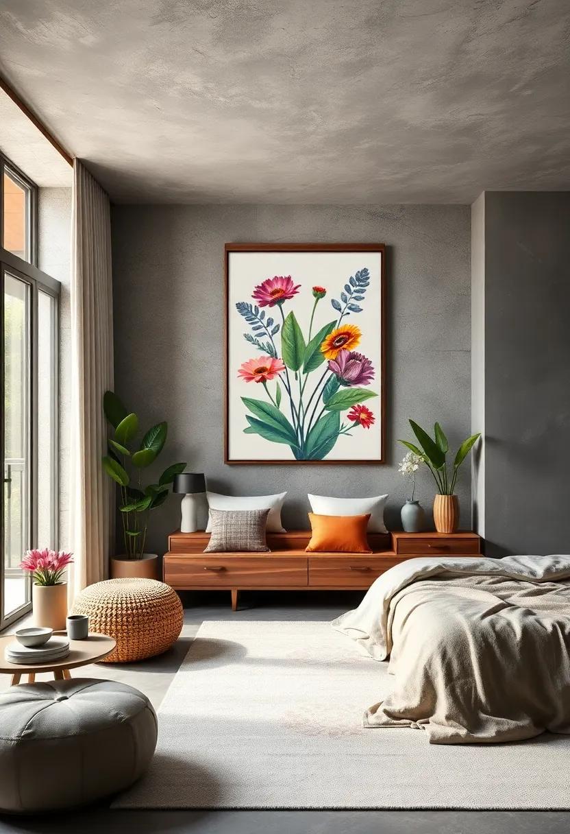 Embracing Nature: Transform Your Bedroom with Botanical Wall Art and‍ Plant Elements