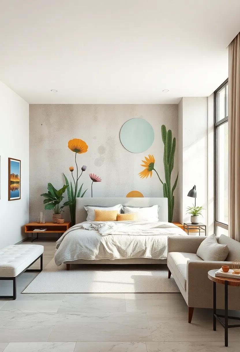 Whimsical Murals: Bring Playfulness​ with Hand-Painted or Stenciled Designs