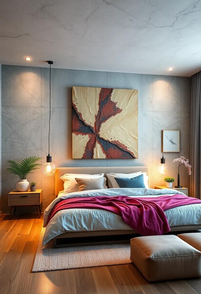 Textured⁤ Creations: Incorporate Fabric and ​Canvas for⁣ depth and Visual Interest