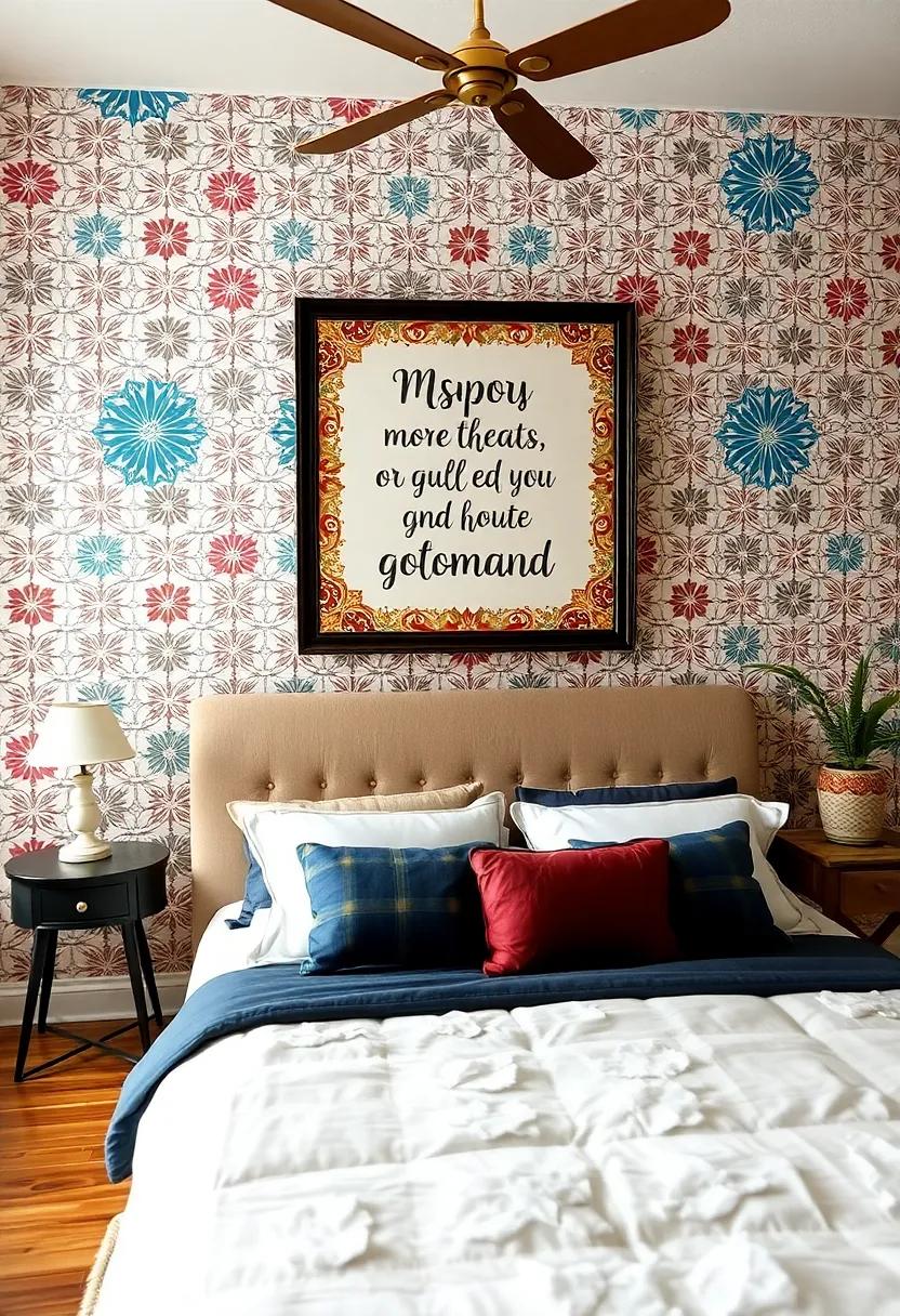 Art ​with a⁤ Message: Use inspiring quotes‍ or⁣ affirmations ‌displayed ‌artistically to motivate and ⁣uplift every ​time you ⁤enter the room