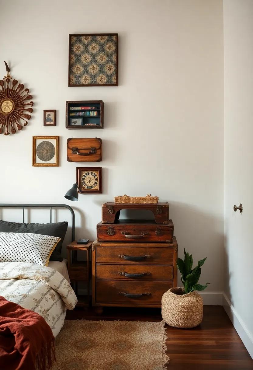 Repurposed Objects: Transform ⁤vintage items,like suitcases or ⁣crates,into art displays by hanging them​ creatively on your walls