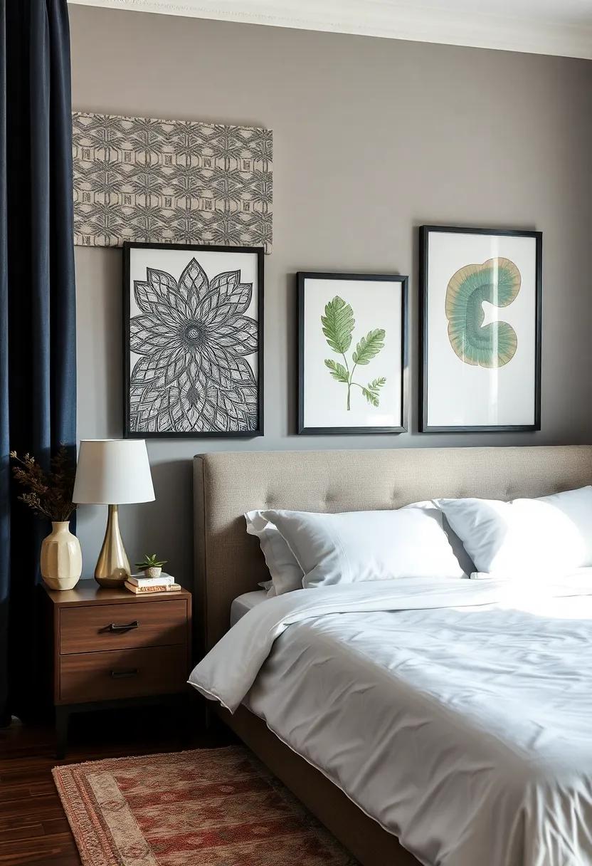 Art​ as Inspiration: Dedicate one wall⁤ to⁢ showcase⁣ art that‌ inspires⁢ you the most, creating ​a dedicated space for motivation and beauty