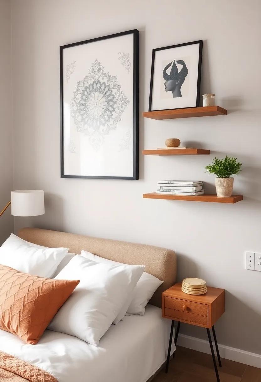Geometric Shapes:⁣ Integrate geometric-patterned wall ⁢art that brings a modern touch while complimenting your eclectic aesthetic