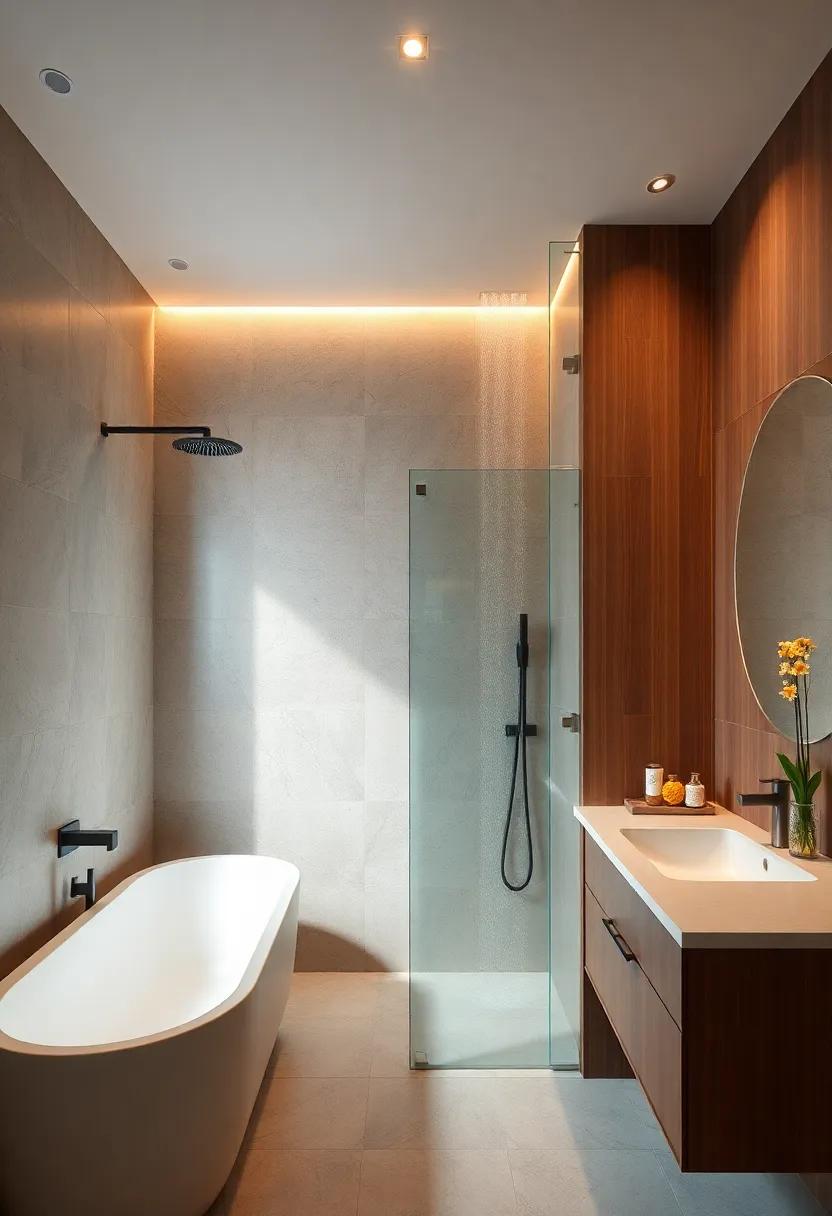 Spa-like showers: Install a rain showerhead or a handheld⁢ shower with multiple ‍settings for a rejuvenating experience