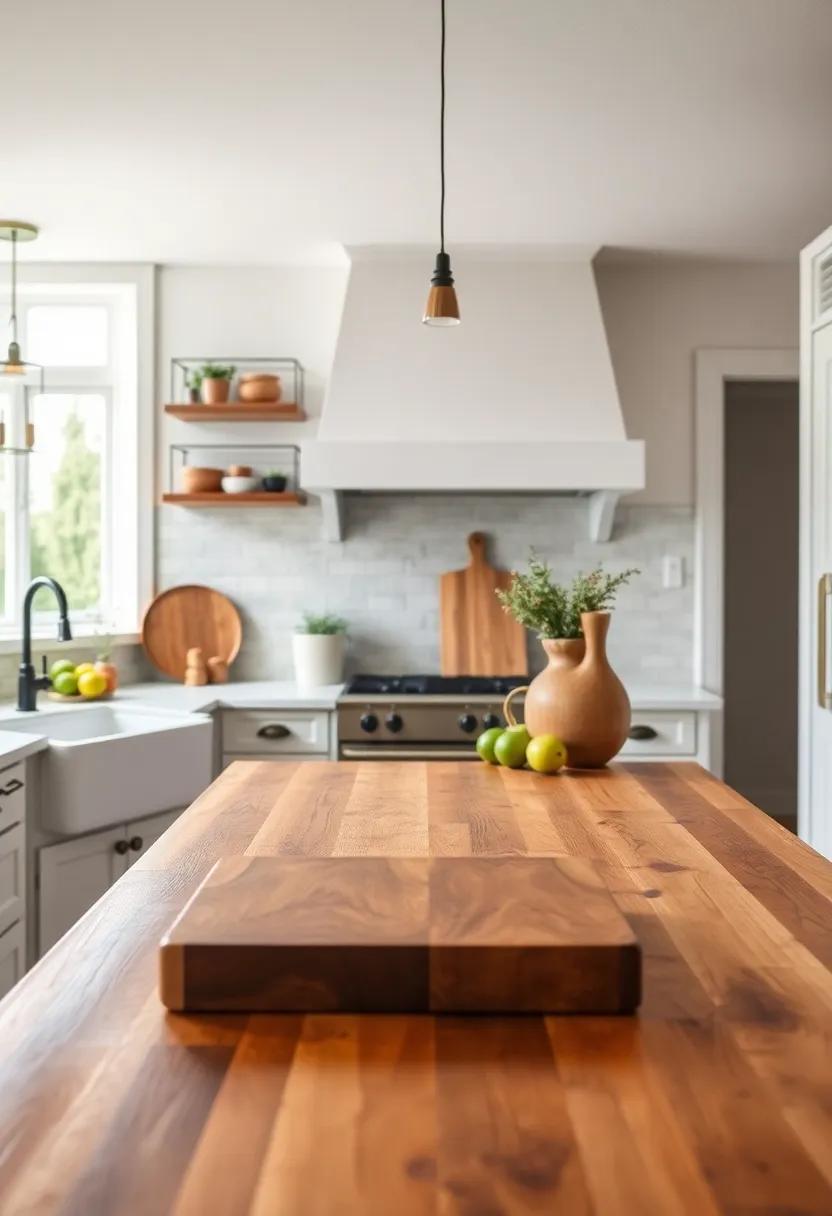 Use a cutting board as decor: Select a‌ beautifully crafted cutting board to display on your butcher block, ‌turning‍ a functional piece into a decorative one