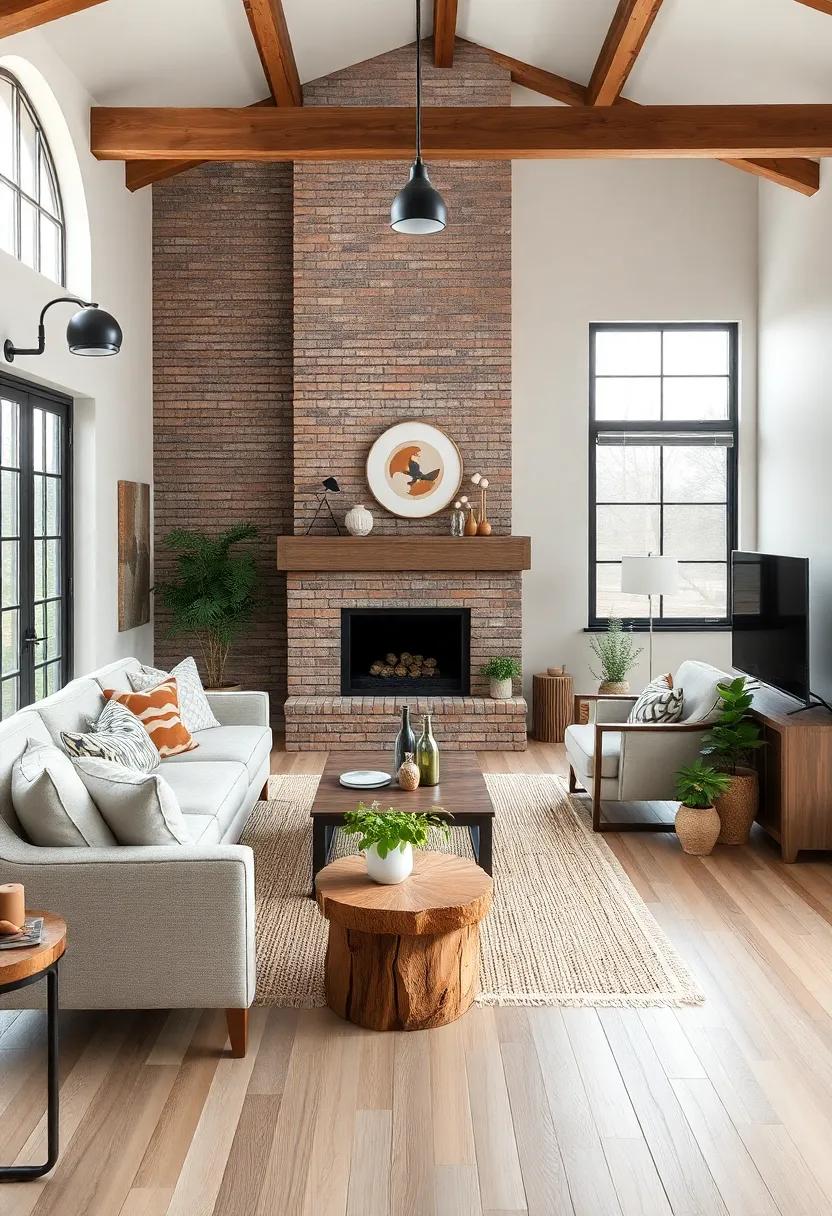 The Charm of Industrial ‌Accents in a Cozy Farmhouse Atmosphere
