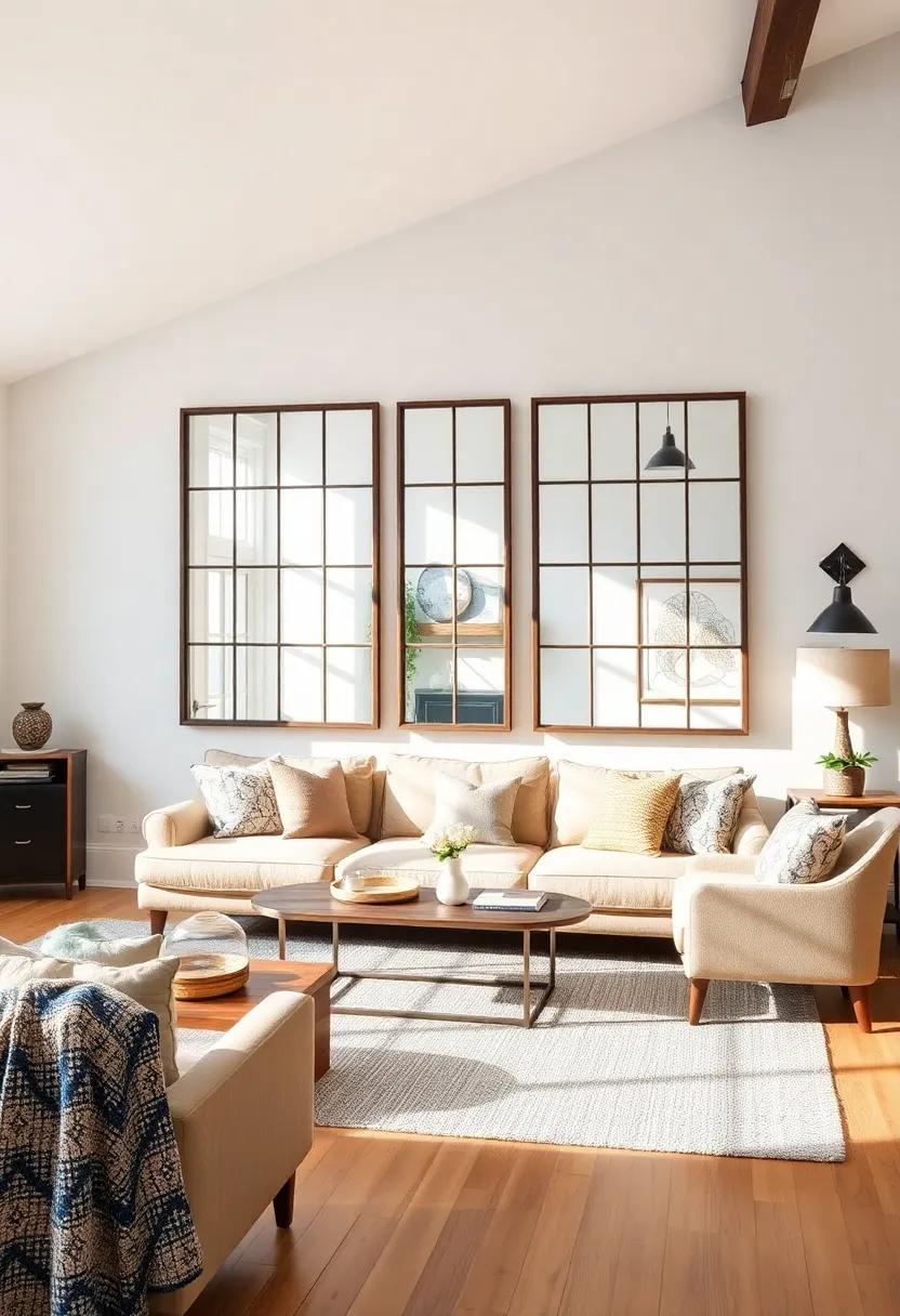 Capturing Light with Mirrors to Enhance the Feel of Space and Warmth
