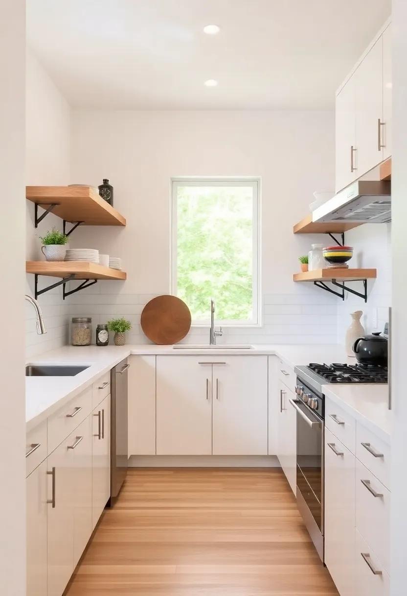 Embracing Open Shelving: A Fusion of Style and⁢ Functionality in⁤ Galley Kitchens