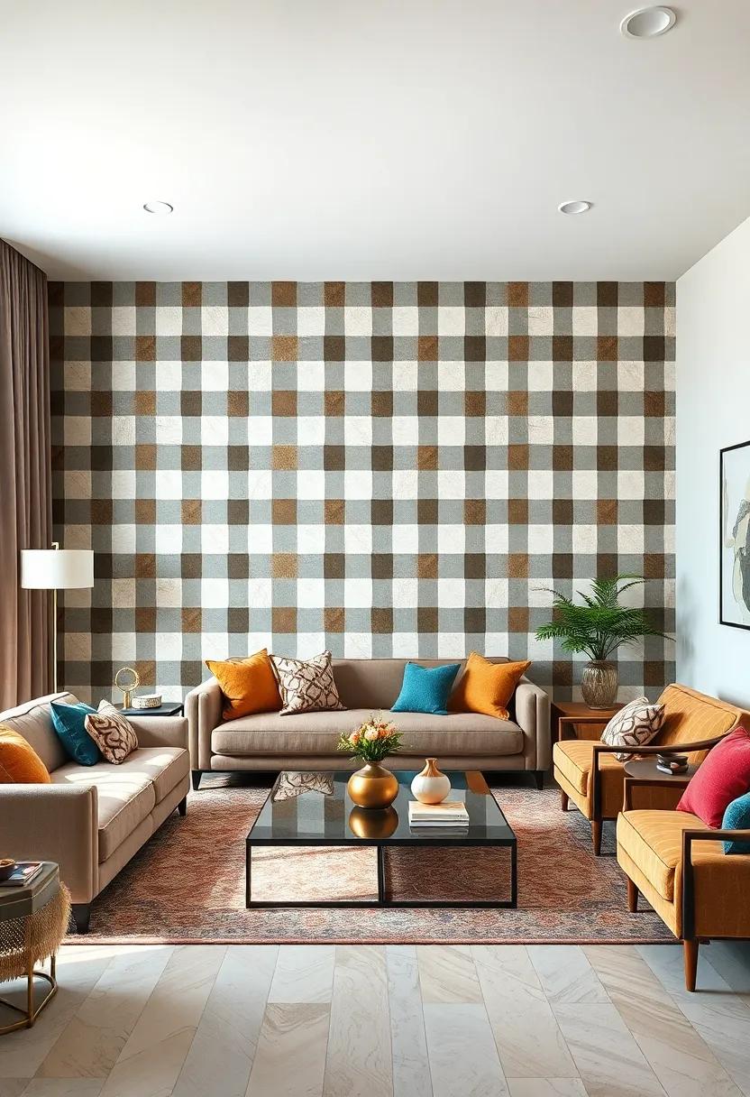 Checkerboard charm: ‌This timeless ⁢pattern can be both stylish and playful,⁣ transforming your living space ‍into a perennial favorite