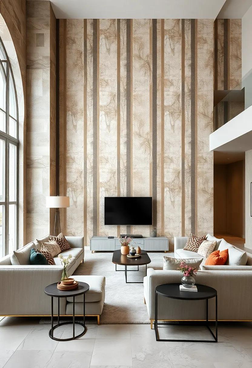 Striped perfection: vertical‍ or horizontal stripes can elongate your space while offering a sleek, contemporary vibe