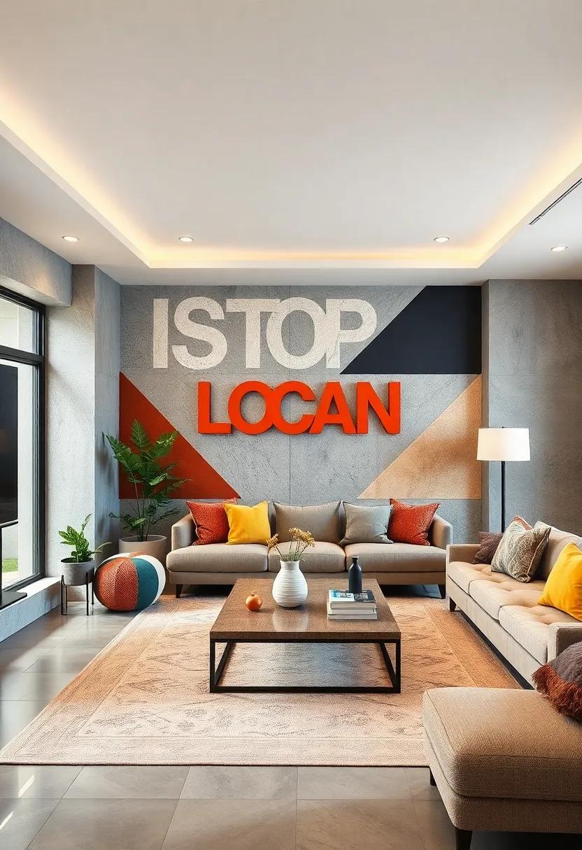 Text and ‌geometric fusion: ⁣Combine typography with geometric shapes⁤ for a modern art vibe ‍that speaks to your ‌personality and style