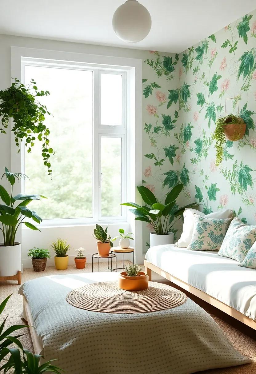 Botanical Garden Escape: Bring‍ the⁣ outdoors in with potted plants, floral wallpaper, ​and nature-inspired ⁣decor that ⁤fosters creativity and love for nature
