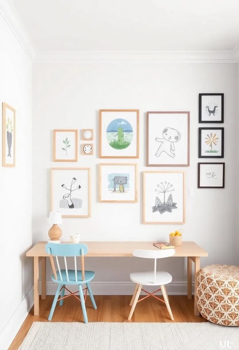 Personalized Gallery Wall: allow her creativity to shine with ⁣a dedicated space for showing off her artwork,featuring frames that she can‍ swap out as desired