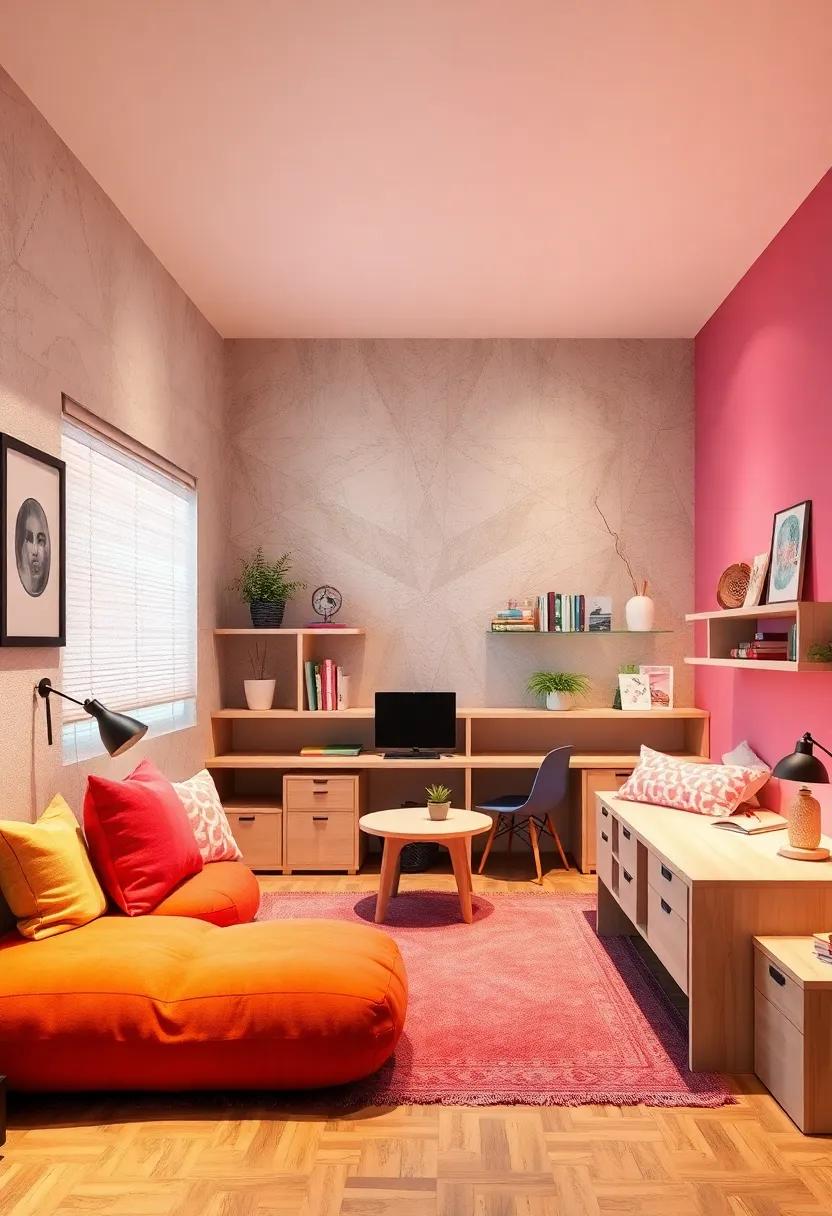 Playful Study Areas to Foster Learning‌ and‌ Creativity in Comfort