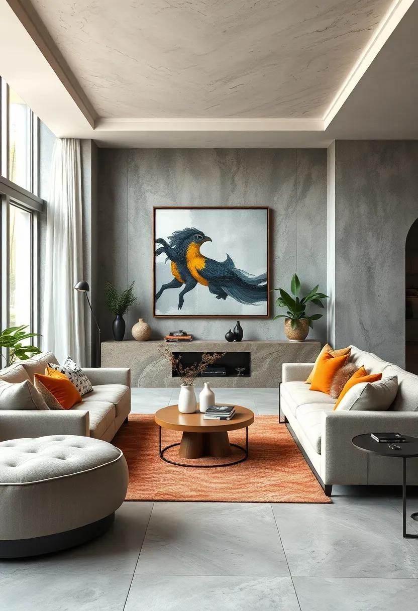 Contemporary Furniture: Selecting Pieces to Balance Modern Art ⁣and‍ Gray Tones