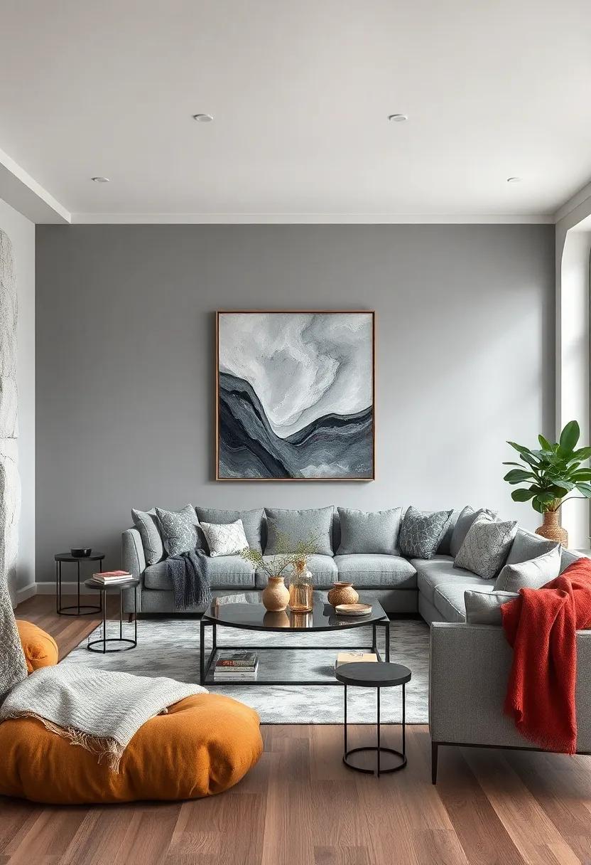 Layering Shades: ‍Exploring the Depths of⁤ Gray Through‌ Paint⁤ and Decor