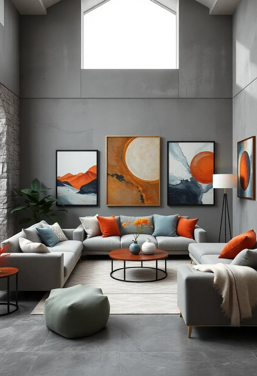 Curating Collections: Mixing Various Art Styles ⁢in ⁤a ⁤Gray Setting