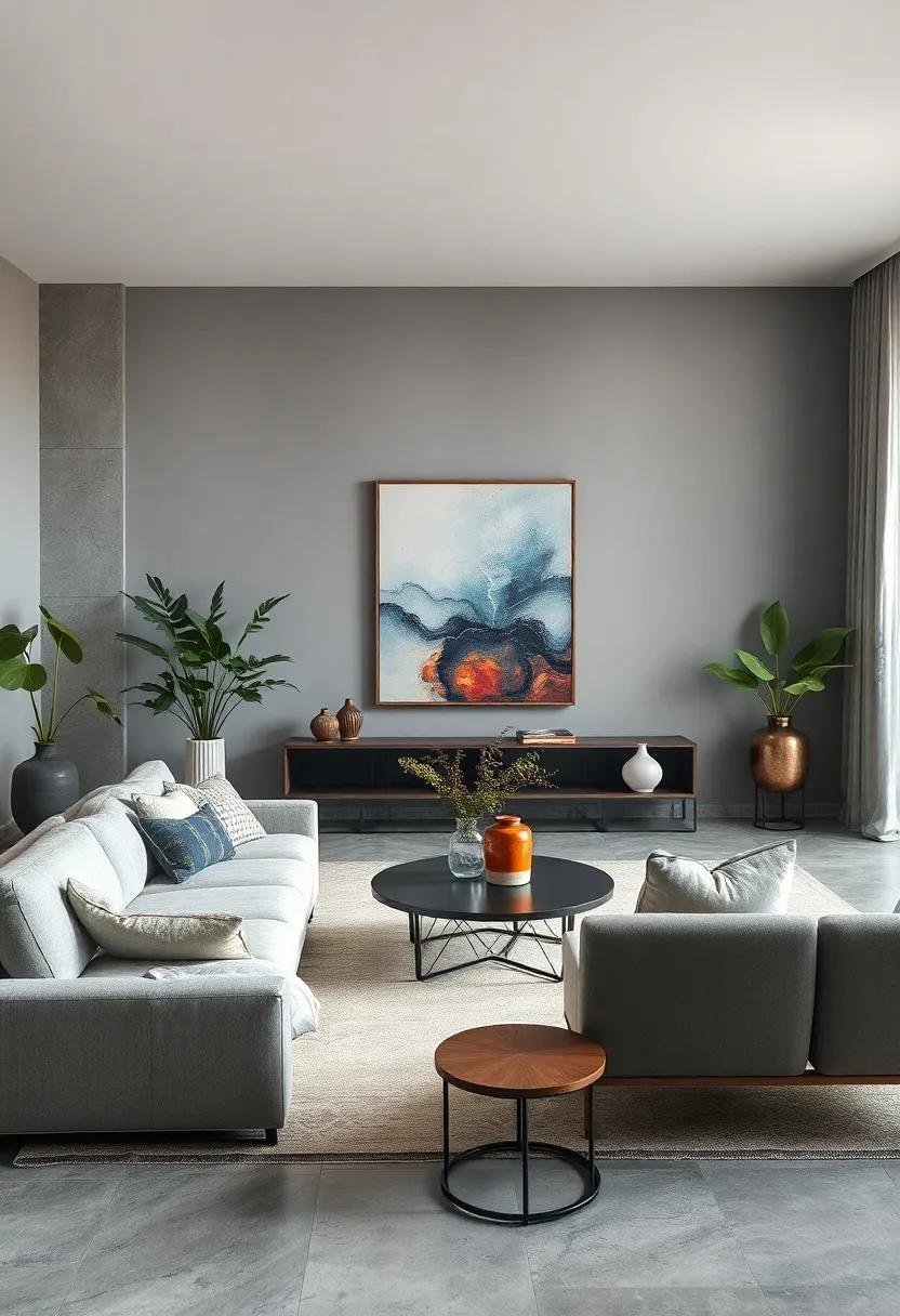 Functional ​Art: Incorporating Practical Pieces that⁣ Double as Art in Gray​ Spaces