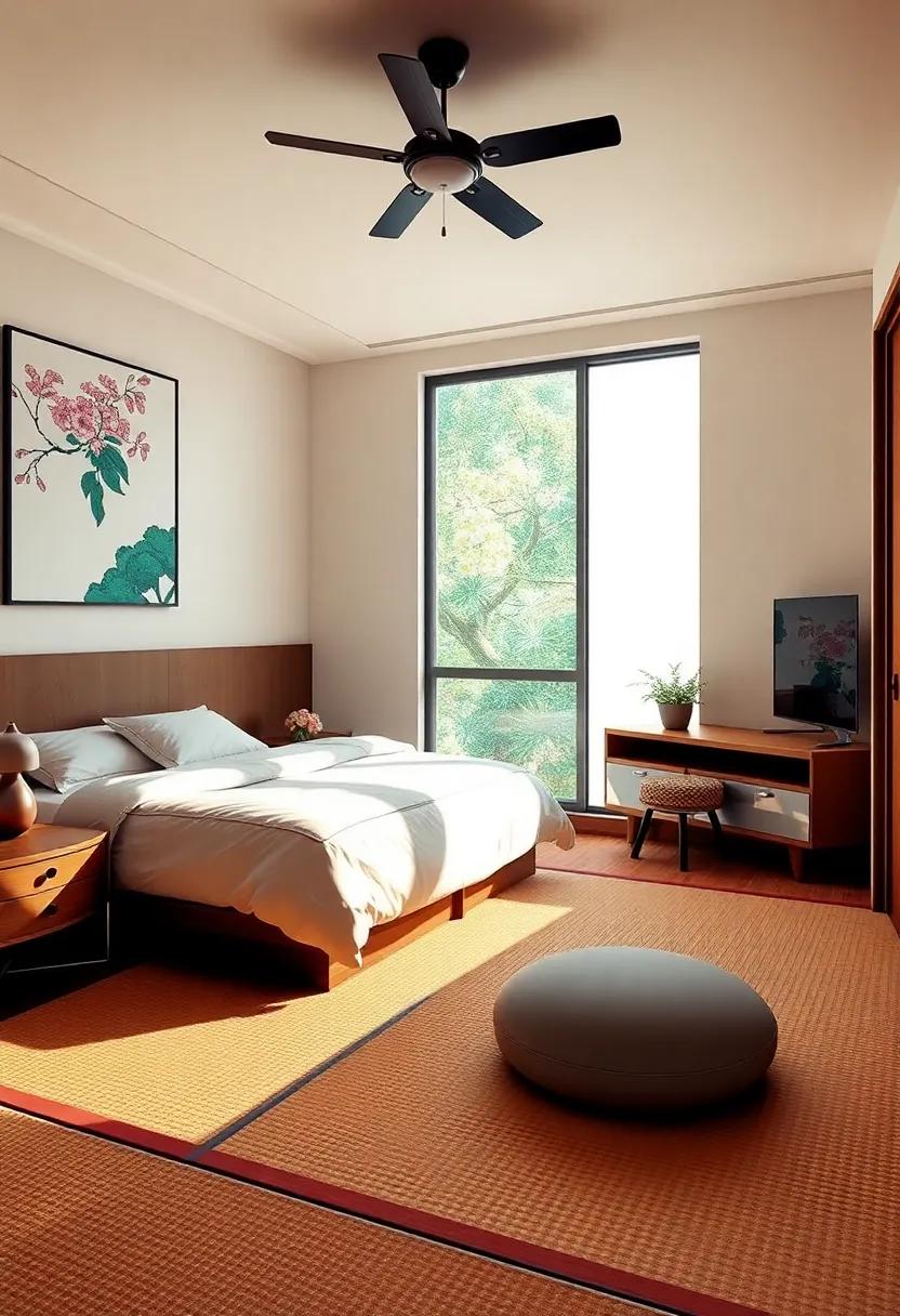 Create a murakami-Style Nook: Take inspiration ‍from the works of Takashi Murakami and design a vibrant corner that contrasts with the overall serene​ environment
