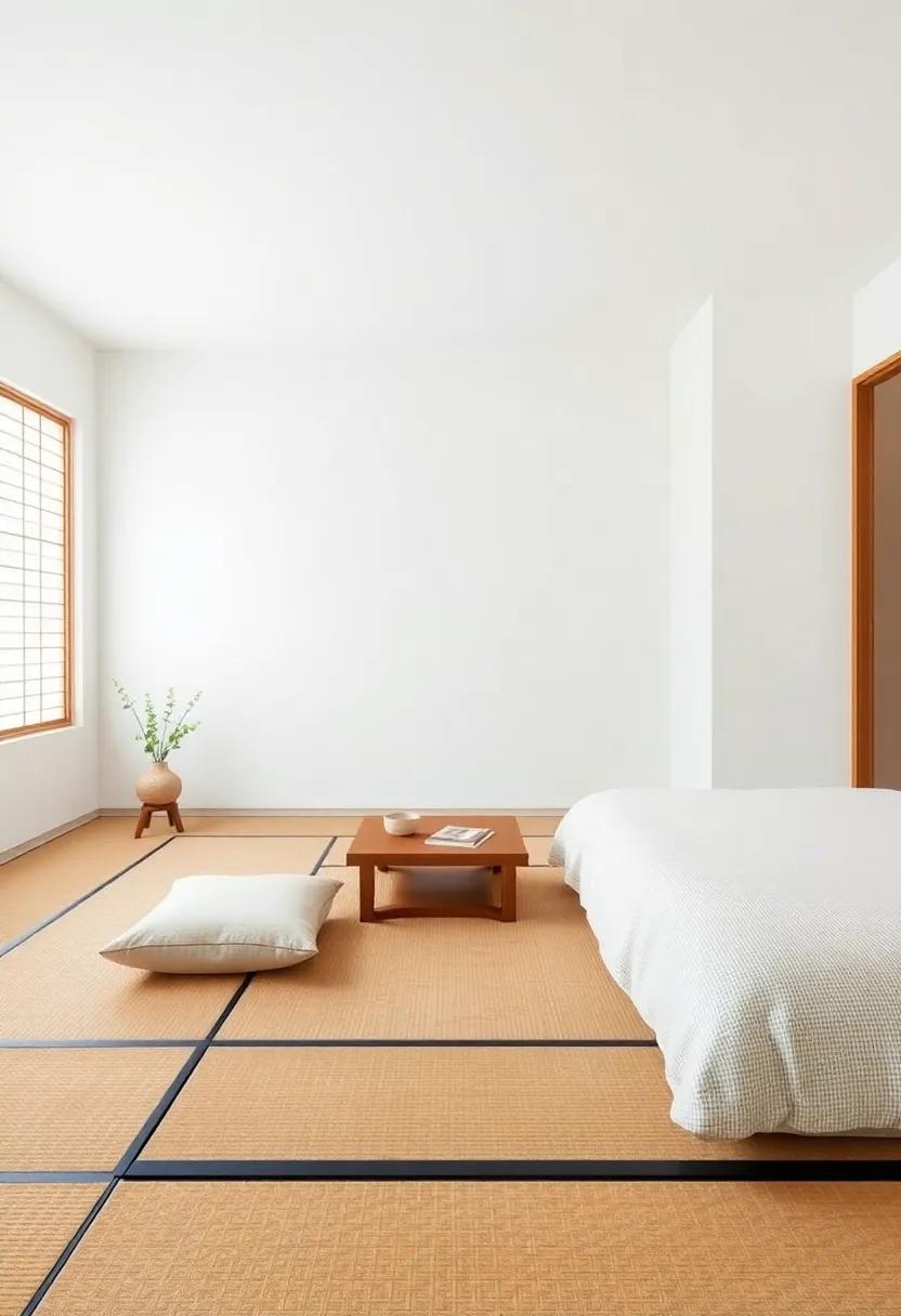 Embrace Minimalism: start with a simple⁤ layout and declutter your space for a serene environment that embodies traditional Japanese design⁢ ideals