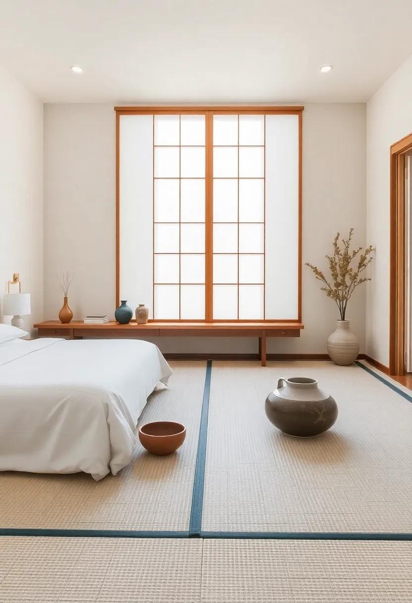Integrate Japanese Ceramics: Showcase‍ beautiful pottery as decorative elements or functional pieces to add character and heritage to the‌ room