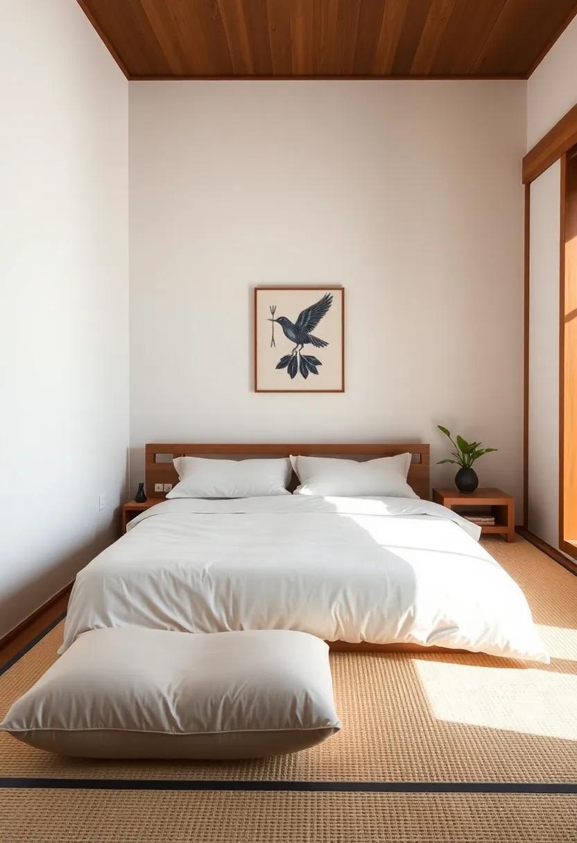 Opt for Futon Bedding: Use traditional‍ futons for bedding, allowing for easy storage during⁢ the day to maintain an open ⁤and airy feel