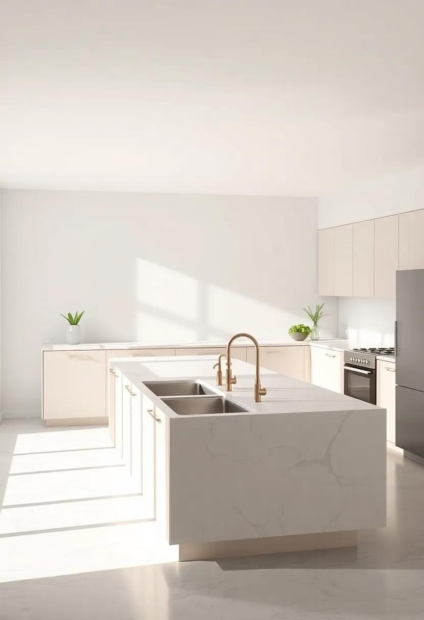 Show-Stopping Kitchen Islands ⁢with Statement Sinks That Impress Guests